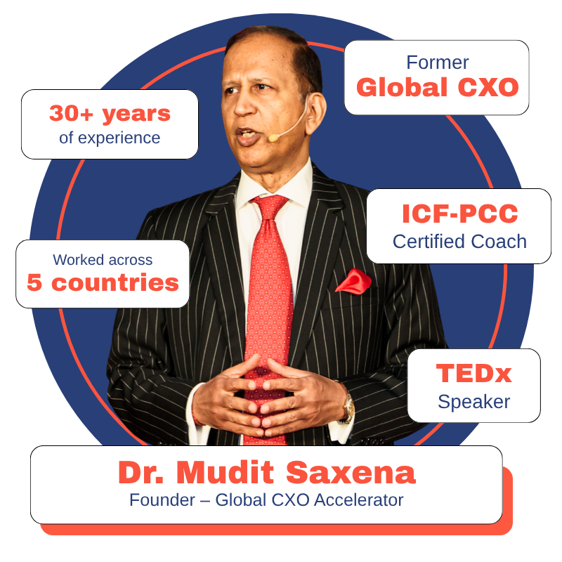 Dr Mudit Saxena, Global CXO Leadership Coach